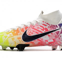 Kopačky Nike Mercurial Superfly 7 Elite Neymar Jr Bílý Volt Modrý Červené Modrý