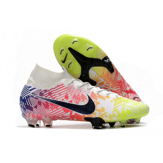 Kopačky Nike Mercurial Superfly 7 Elite Neymar Jr Bílý Volt Modrý Červené Modrý