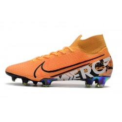 Kopačky Nike Mercurial Superfly 7 Elite SE FG - Laser oranžový Černá