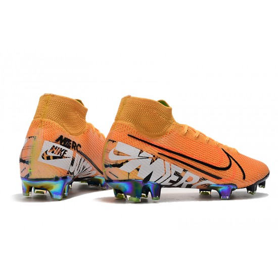 Kopačky Nike Mercurial Superfly 7 Elite SE FG - Laser oranžový Černá