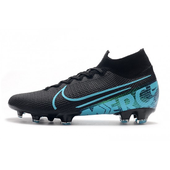 Kopačky Nike Mercurial Superfly 7 Elite SE FG Černá Modrý