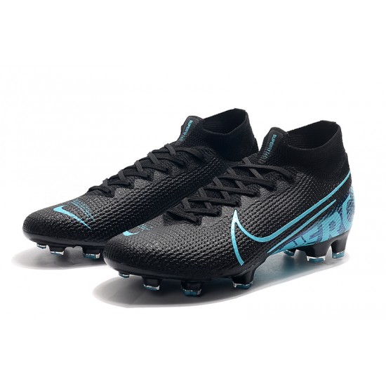 Kopačky Nike Mercurial Superfly 7 Elite SE FG Černá Modrý