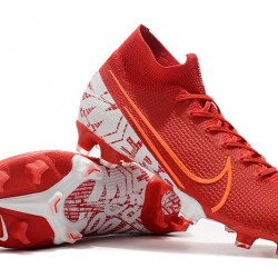 Kopačky Nike Mercurial Superfly 7 Elite SE FG Červené Bílý