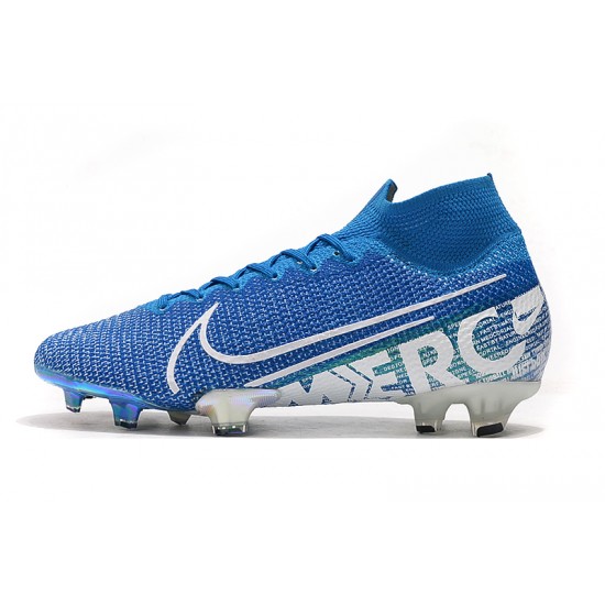 Kopačky Nike Mercurial Superfly 7 Elite SE FG New Lights Modrý Bílý.jpg