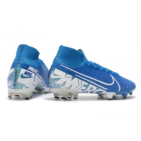 Kopačky Nike Mercurial Superfly 7 Elite SE FG New Lights Modrý Bílý.jpg