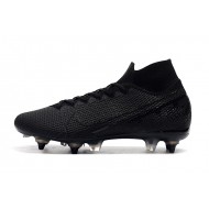 Kopačky Nike Mercurial Superfly 7 Elite SG-PRO AC Flyknit 360 Všechno černé