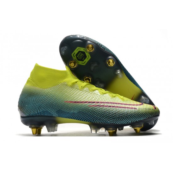 Kopačky Nike Mercurial Superfly 7 Elite SG-PRO AC Flyknit 360 Zelená