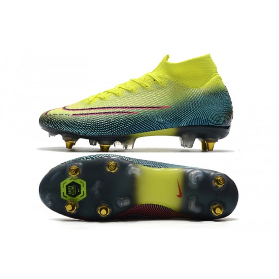 Kopačky Nike Mercurial Superfly 7 Elite SG-PRO AC Flyknit 360 Zelená