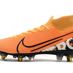 Kopačky Nike Mercurial Superfly 7 Elite SG-PRO AC Flyknit 360 oranžový