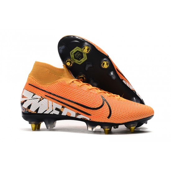 Kopačky Nike Mercurial Superfly 7 Elite SG-PRO AC Flyknit 360 oranžový