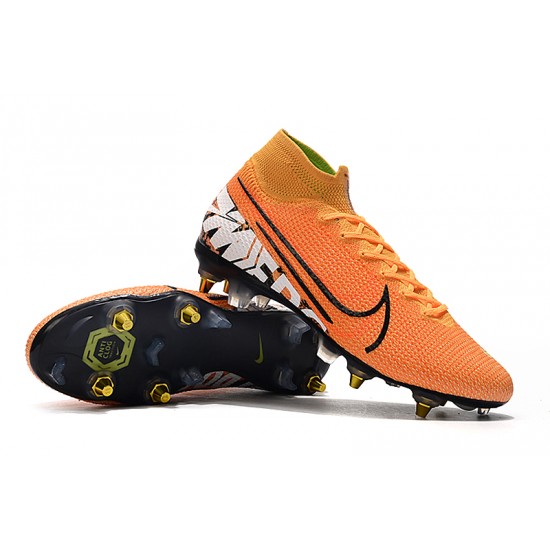 Kopačky Nike Mercurial Superfly 7 Elite SG-PRO AC Flyknit 360 oranžový