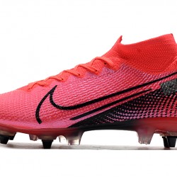 Kopačky Nike Mercurial Superfly 7 Elite SG-PRO AC Flyknit 360 Růžový Černá