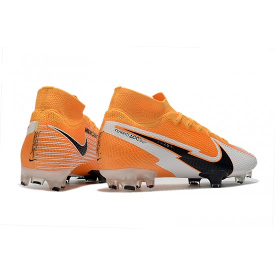 Kopačky Nike Mercurial Superfly 7 Pro Elite FG oranžový Bílý Černá