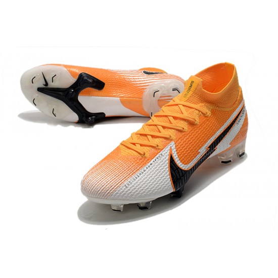 Kopačky Nike Mercurial Superfly 7 Pro Elite FG oranžový Bílý Černá