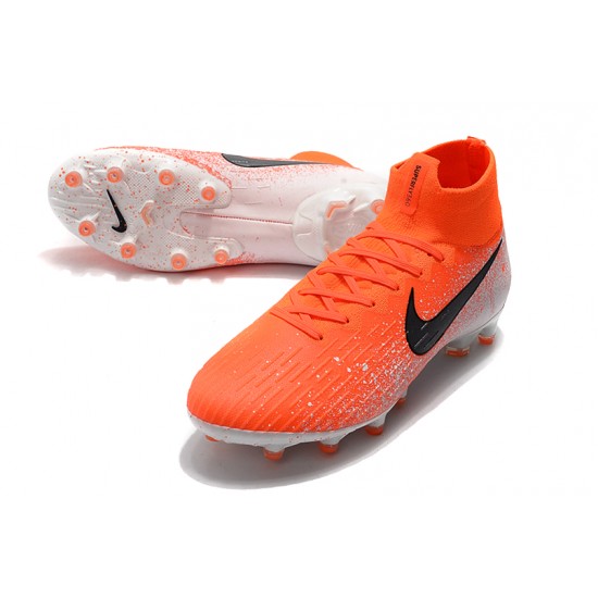 Kopačky Nike Mercurial Superfly VI 360 Elite AG Euphoria Pack - oranžový Černá Bílý