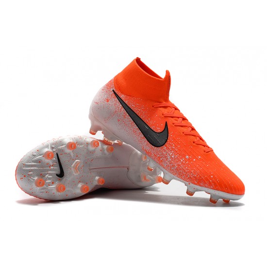 Kopačky Nike Mercurial Superfly VI 360 Elite AG Euphoria Pack - oranžový Černá Bílý