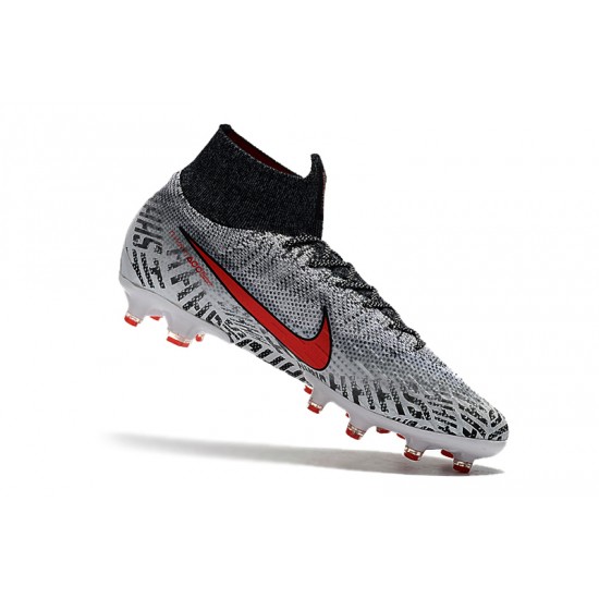 Kopačky Nike Mercurial Superfly VI 360 Elite AG Šedá Bílý Červené