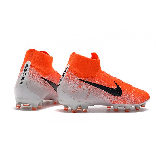 Kopačky Nike Mercurial Superfly VI 360 Elite AG oranžový Bílý