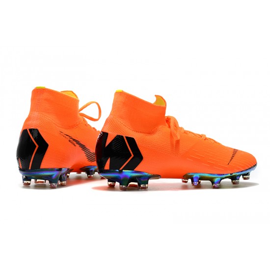 Kopačky Nike Mercurial Superfly VI 360 Elite AG oranžový