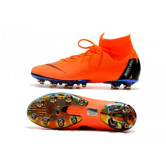 Kopačky Nike Mercurial Superfly VI 360 Elite AG oranžový