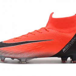 Kopačky Nike Mercurial Superfly VI 360 Elite CR7 FG MetVšechnoic Nachový Červené