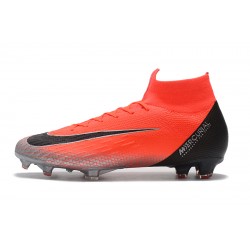 Kopačky Nike Mercurial Superfly VI 360 Elite CR7 FG MetVšechnoic Nachový Červené