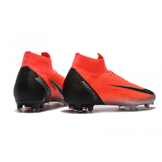 Kopačky Nike Mercurial Superfly VI 360 Elite CR7 FG MetVšechnoic Nachový Červené