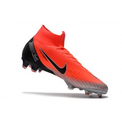 Kopačky Nike Mercurial Superfly VI 360 Elite CR7 FG MetVšechnoic Nachový Červené