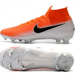 Kopačky Nike Mercurial Superfly VI 360 Elite CR7 FG oranžový Bílý Černá