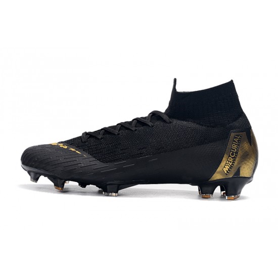 Kopačky Nike Mercurial Superfly VI 360 Elite FG Černá Lux Černá Gold