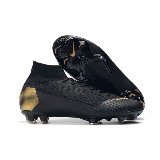 Kopačky Nike Mercurial Superfly VI 360 Elite FG Černá Lux Černá Gold