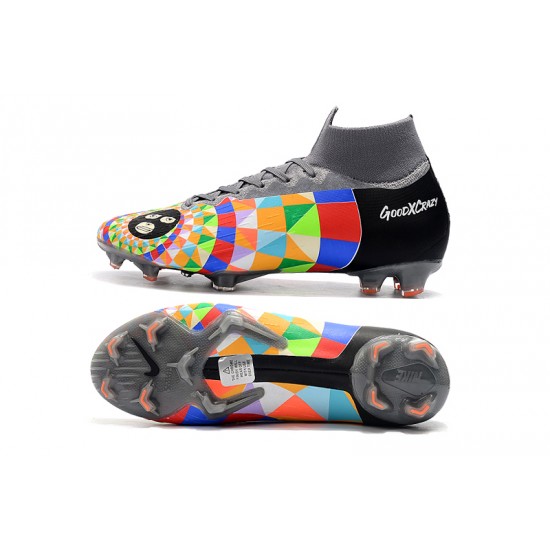 Kopačky Nike Mercurial Superfly VI 360 Elite FG Dani Alves - Černá Šedá Colorful