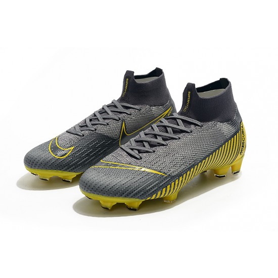 Kopačky Nike Mercurial Superfly VI 360 Elite FG Game Over MetVšechnoic Gray Žlutá