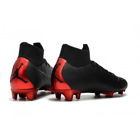 Kopačky Nike Mercurial Superfly VI 360 Elite FG Jordan x PSG Černá Červené