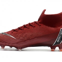 Kopačky Nike Mercurial Superfly VI 360 Elite FG Červené Černá