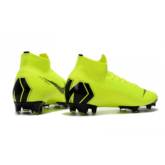 Kopačky Nike Mercurial Superfly VI 360 Elite FG Volt Černá