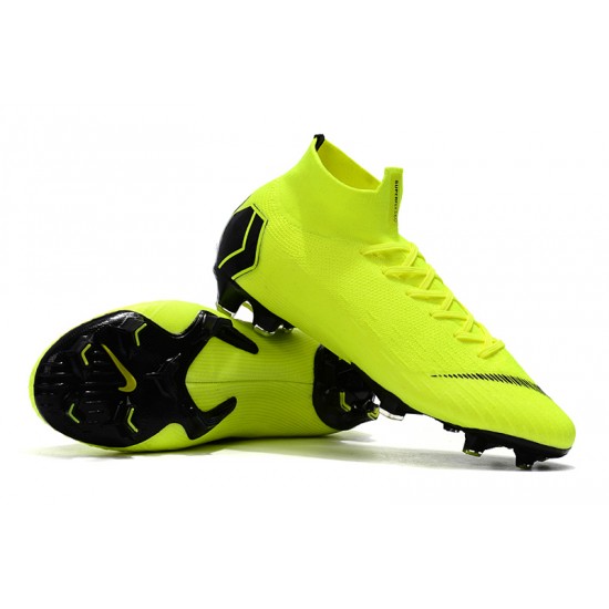 Kopačky Nike Mercurial Superfly VI 360 Elite FG Volt Černá