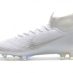 Kopačky Nike Mercurial Superfly VI 360 Elite FG Bílý Stříbrný