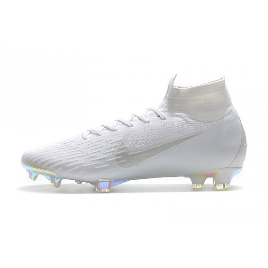 Kopačky Nike Mercurial Superfly VI 360 Elite FG Bílý Stříbrný