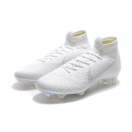 Kopačky Nike Mercurial Superfly VI 360 Elite FG Bílý Stříbrný