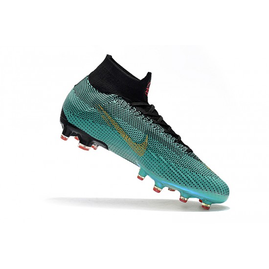 Kopačky Nike Mercurial Superfly VI Elite Ronaldo AG Flyknit 360 Zelená