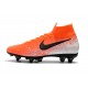 Kopačky Nike Mercurial Superfly VI Flyknit 360 Elite SG oranžový Bílý Černá