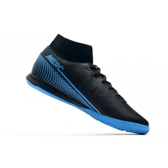 Kopačky Nike Mercurial Superfly VII Academy IC Černá Modrý