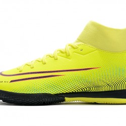 Kopačky Nike Mercurial Superfly VII Academy IC Neon Zelená