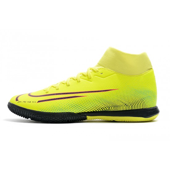 Kopačky Nike Mercurial Superfly VII Academy IC Neon Zelená