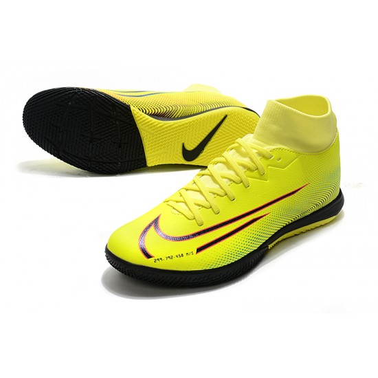 Kopačky Nike Mercurial Superfly VII Academy IC Neon Zelená