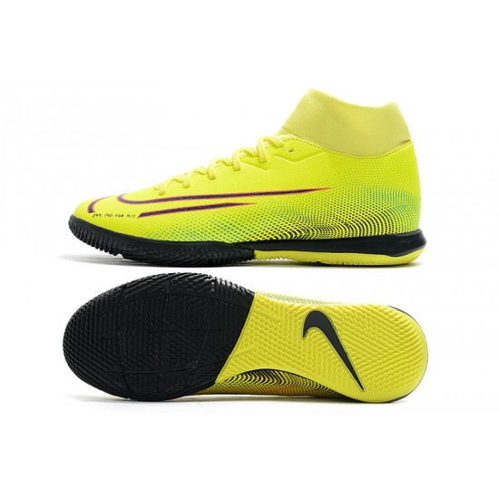 Kopačky Nike Mercurial Superfly VII Academy IC Neon Zelená