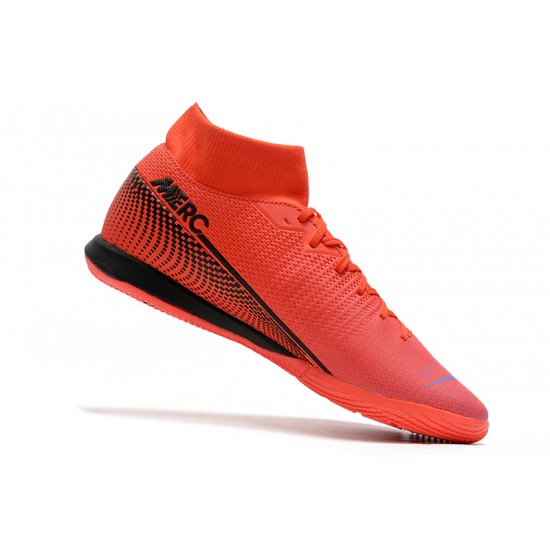 Kopačky Nike Mercurial Superfly VII Academy IC Červené