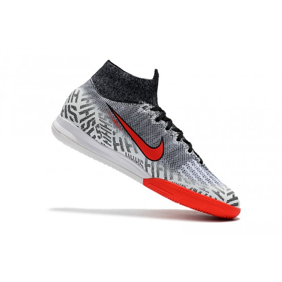 Kopačky Nike Mercurial SuperflyX VI 360 Elite Neymar IN Šedá Červené Černá