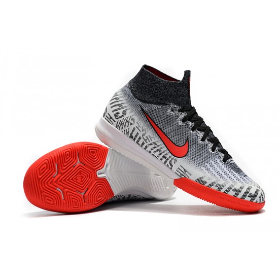 Kopačky Nike Mercurial SuperflyX VI 360 Elite Neymar IN Šedá Červené Černá